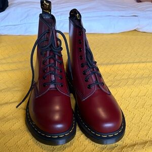 Dr. Marten AirWave Boots Cherry Red